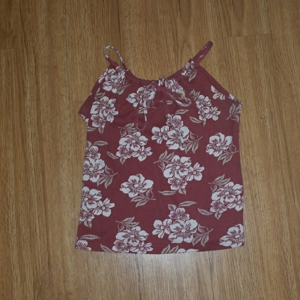 Hawaiin print tank